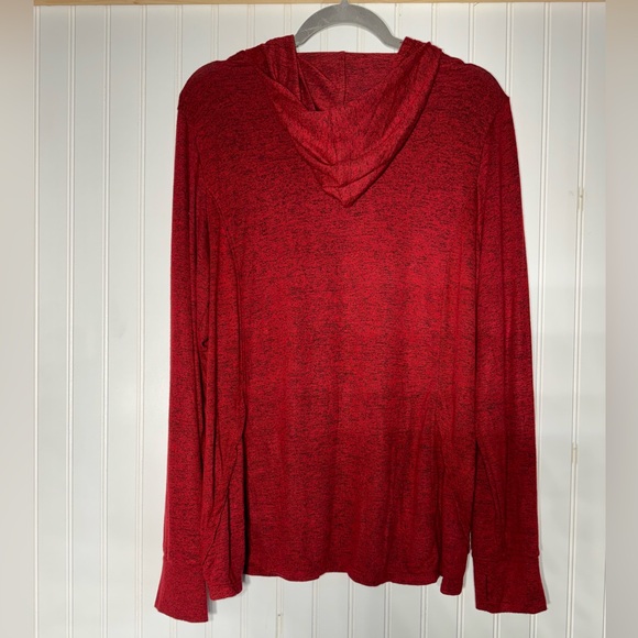 Cuddl Duds hoodie. Heathered red color size XL NWT - Picture 2 of 7